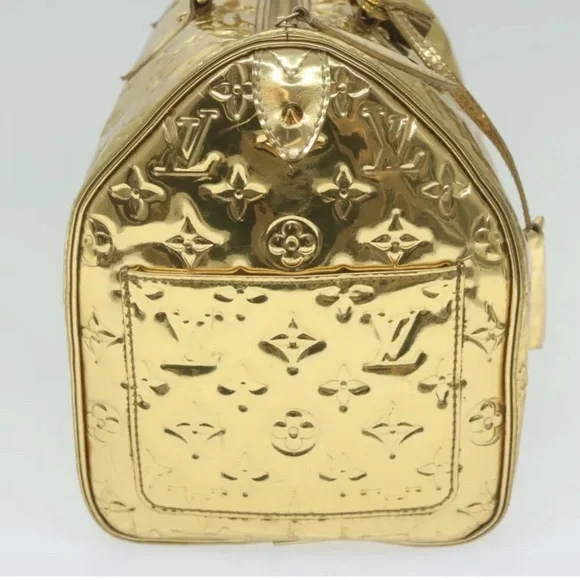 Louis Vuitton Gold Speedy 30 Monogram Mirror - Picture 4 of 10